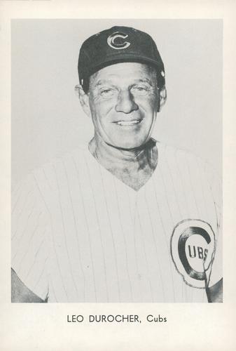 1966 Sports Service Chicago Cubs Set A #NNO Leo Durocher Front