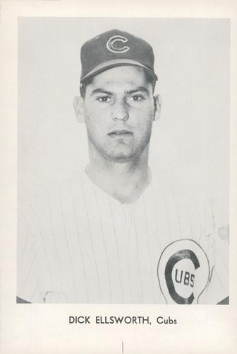 1966 Sports Service Chicago Cubs Set A #NNO Dick Ellsworth Front
