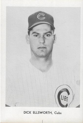 1966 Sports Service Chicago Cubs Set B #NNO Dick Ellsworth Front