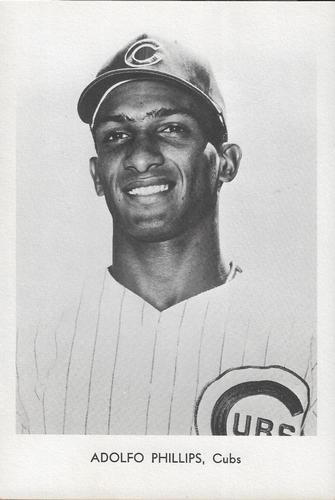1966 Sports Service Chicago Cubs Set B #NNO Adolfo Phillips Front