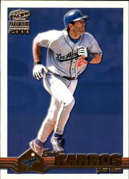 2000 Pacific Paramount - Gold #120 Eric Karros Front