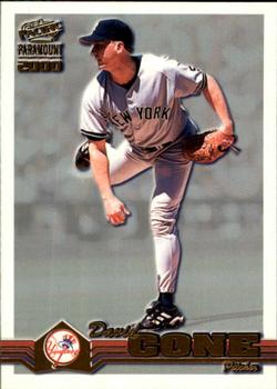 2000 Pacific Paramount - Gold #157 David Cone Front