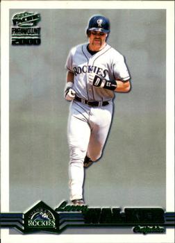 2000 Pacific Paramount - Green #82 Larry Walker  Front