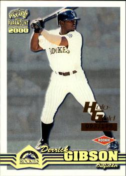 2000 Pacific Paramount - Holo-Gold #78 Derrick Gibson  Front