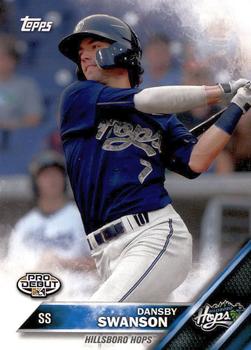 2016 Topps Pro Debut #1 Dansby Swanson Front