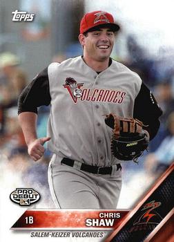 2016 Topps Pro Debut #70 Chris Shaw Front