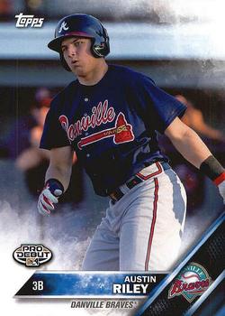 2016 Topps Pro Debut #128 Austin Riley Front