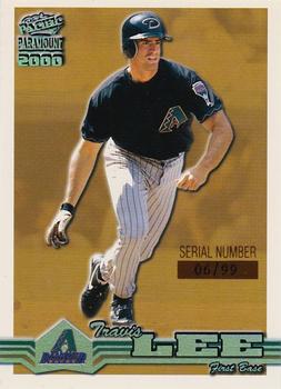 2000 Pacific Paramount - Holo-Green #14 Travis Lee  Front