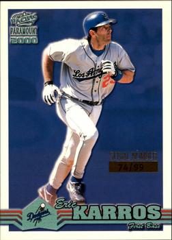 2000 Pacific Paramount - Holo-Green #120 Eric Karros  Front