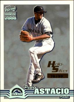 2000 Pacific Paramount - Holo-Silver #76 Pedro Astacio  Front