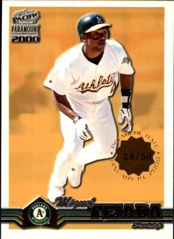 2000 Pacific Paramount - Premiere Date #173 Miguel Tejada  Front