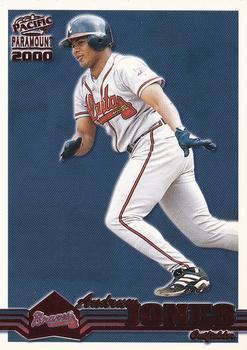 2000 Pacific Paramount - Ruby #20 Andruw Jones Front