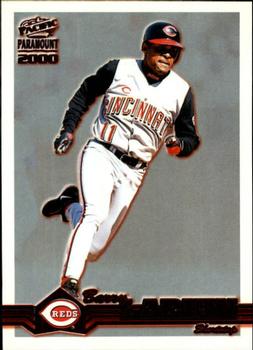 2000 Pacific Paramount - Ruby #63 Barry Larkin Front