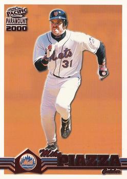 2000 Pacific Paramount - Ruby #153 Mike Piazza Front