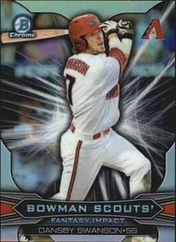 2015 Bowman Draft - Bowman Scouts' Fantasy Impacts #BSI-DS Dansby Swanson Front