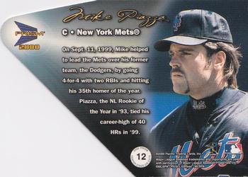2000 Pacific Prism - Center Stage #12 Mike Piazza  Back