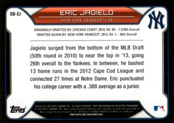 2015 Bowman Draft - Draft Dividends #DD-EJ Eric Jagielo Back