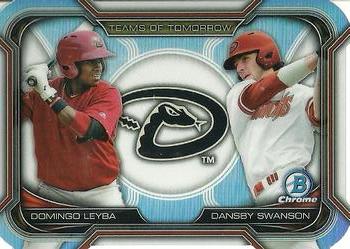 2015 Bowman Draft - Teams of Tomorrow Die Cuts #TDC-2 Domingo Leyba / Dansby Swanson Front
