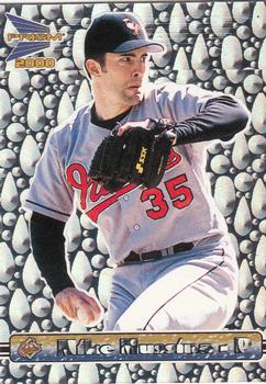 2000 Pacific Prism - Drops Silver #18 Mike Mussina  Front