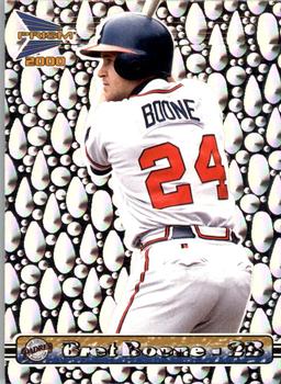 2000 Pacific Prism - Drops Silver #124 Bret Boone  Front