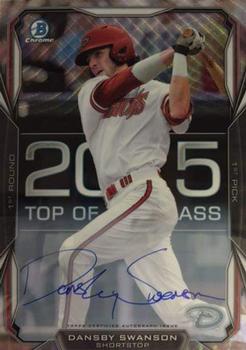 2015 Bowman Draft - Top of the Class Autographs #TOC-DS Dansby Swanson Front