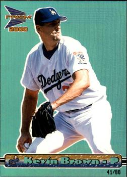 2000 Pacific Prism - Holographic Blue #72 Kevin Brown  Front
