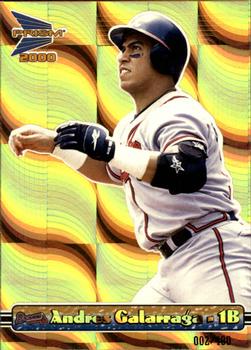 2000 Pacific Prism - Holographic Gold #10 Andres Galarraga  Front