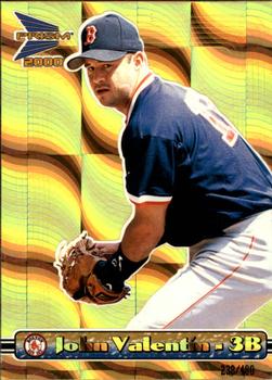 2000 Pacific Prism - Holographic Gold #25 John Valentin  Front