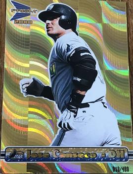 2000 Pacific Prism - Holographic Gold #137 Jose Canseco  Front