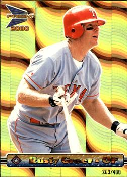 2000 Pacific Prism - Holographic Gold #141 Rusty Greer  Front