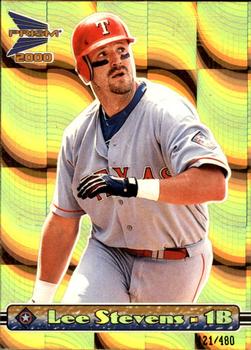 2000 Pacific Prism - Holographic Gold #145 Lee Stevens  Front