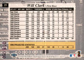 1998 Sports Illustrated - Extra Edition #25 Will Clark Back