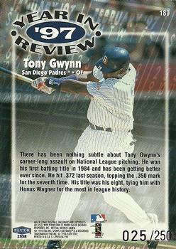 1998 Sports Illustrated - Extra Edition #189 Tony Gwynn Back