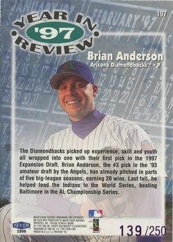 1998 Sports Illustrated - Extra Edition #197 Brian Anderson Back