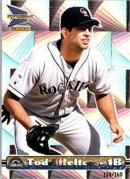 2000 Pacific Prism - Holographic Mirror #49 Todd Helton  Front