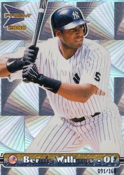 2000 Pacific Prism - Holographic Mirror #103 Bernie Williams  Front