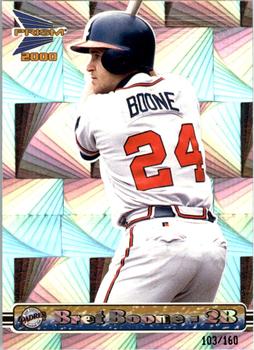 2000 Pacific Prism - Holographic Mirror #124 Bret Boone  Front
