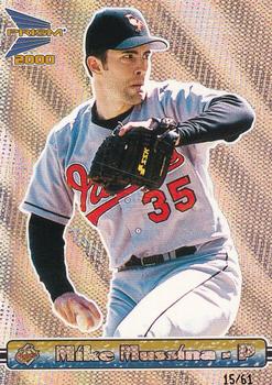 2000 Pacific Prism - Premiere Date #18 Mike Mussina  Front