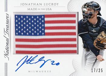 2015 Panini National Treasures - Made In #42 Jonathan Lucroy Front