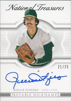 2015 Panini National Treasures - Notable Nicknames #47 Rollie Fingers Front
