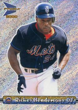 2000 Pacific Prism - Rapture Silver #93 Rickey Henderson  Front