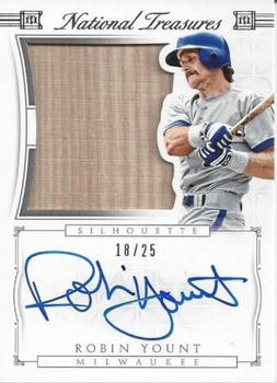 2015 Panini National Treasures - Silhouette Autographs #44 Robin Yount Front