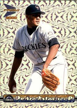 2000 Pacific Prism - Slider Silver #48 Pedro Astacio Front