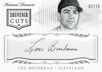 2015 Panini National Treasures - Souvenir Cuts #10 Lou Boudreau Front