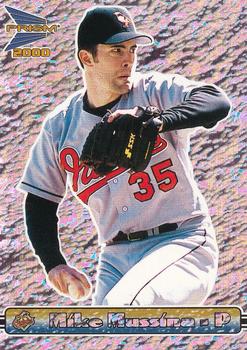 2000 Pacific Prism - Texture Silver #18 Mike Mussina  Front