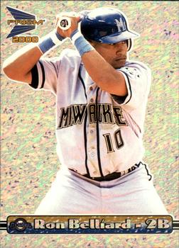 2000 Pacific Prism - Texture Silver #77 Ron Belliard Front