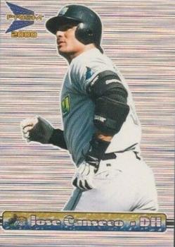 2000 Pacific Prism - Tinsel Silver #137 Jose Canseco  Front