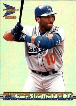 2000 Pacific Prism - Woodgrain Silver #76 Gary Sheffield  Front