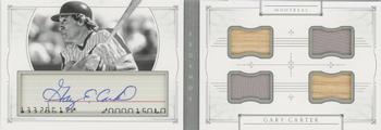 2015 Panini National Treasures - Legends Cuts Booklet Mutli-Swatch Quads #26 Gary Carter Front