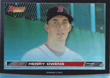 2015 Bowman's Best - Hi-Def Heritage #HDH-HO Henry Owens Front